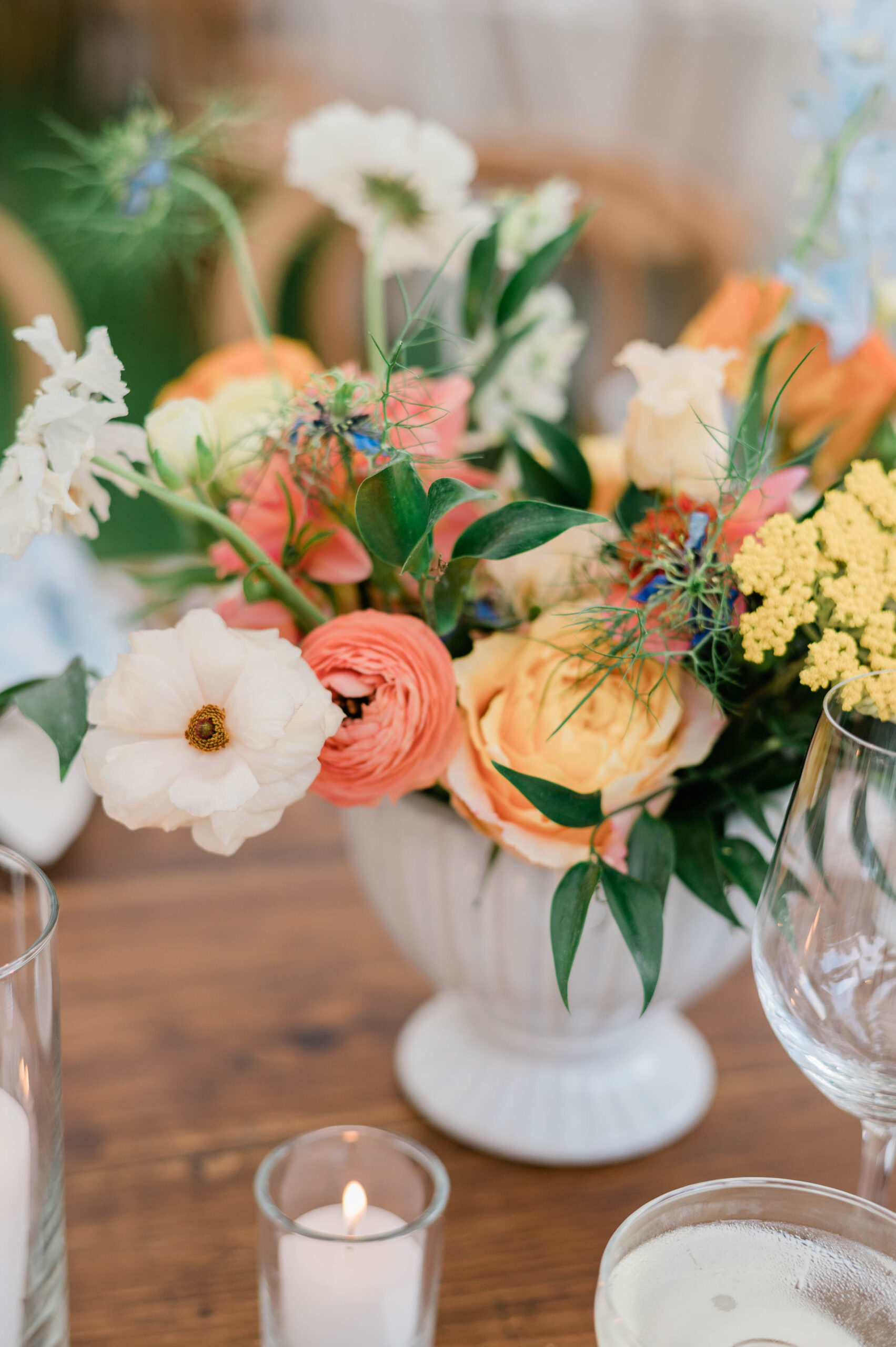 wedding floral centerpiece