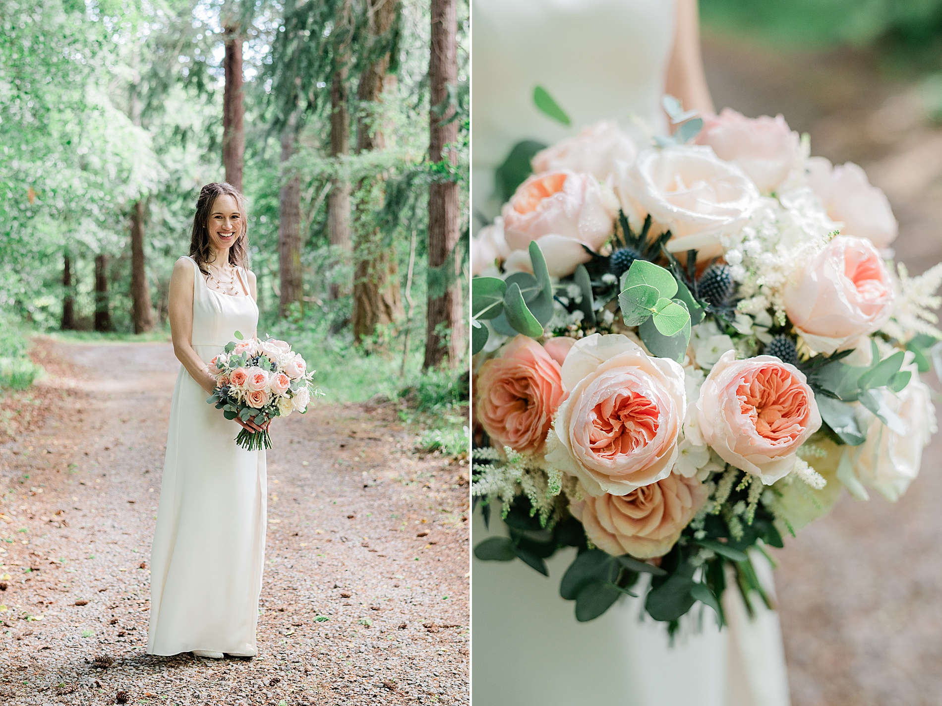 soft and romantic bridal bouquet 