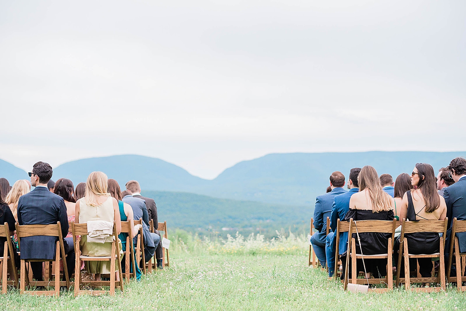 Catskill Mountain Wedding ceremony at Deer Mountain Inn