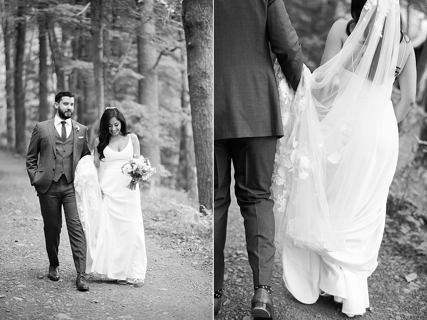 timeless bride and groom portraits