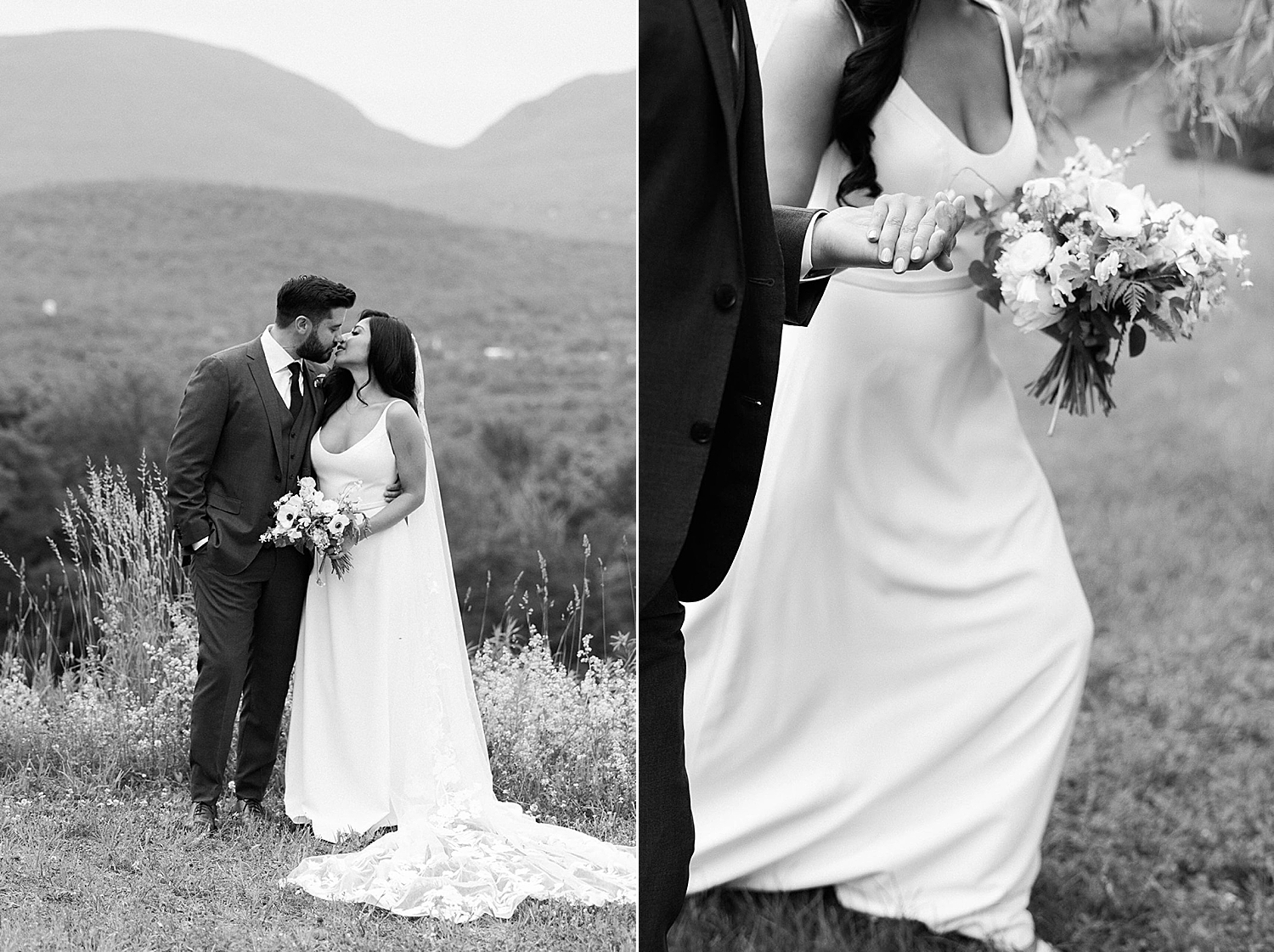 romantic wedding portraits at Deer Mountain Inn the Catskill mountains