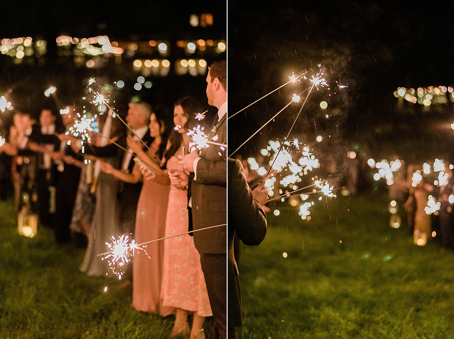 sparkler wedding exit