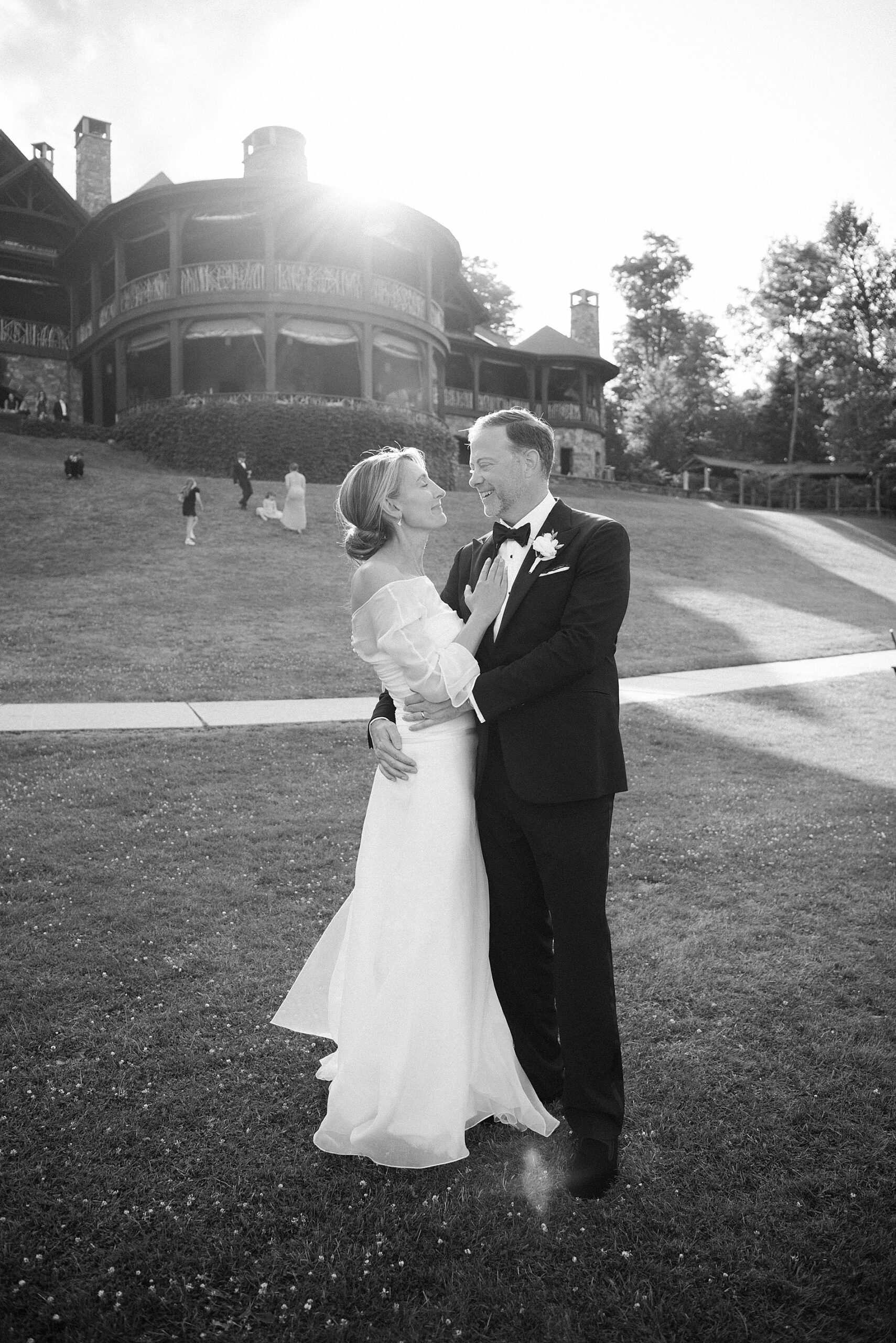 Intimate wedding at Lake Placid Lodge