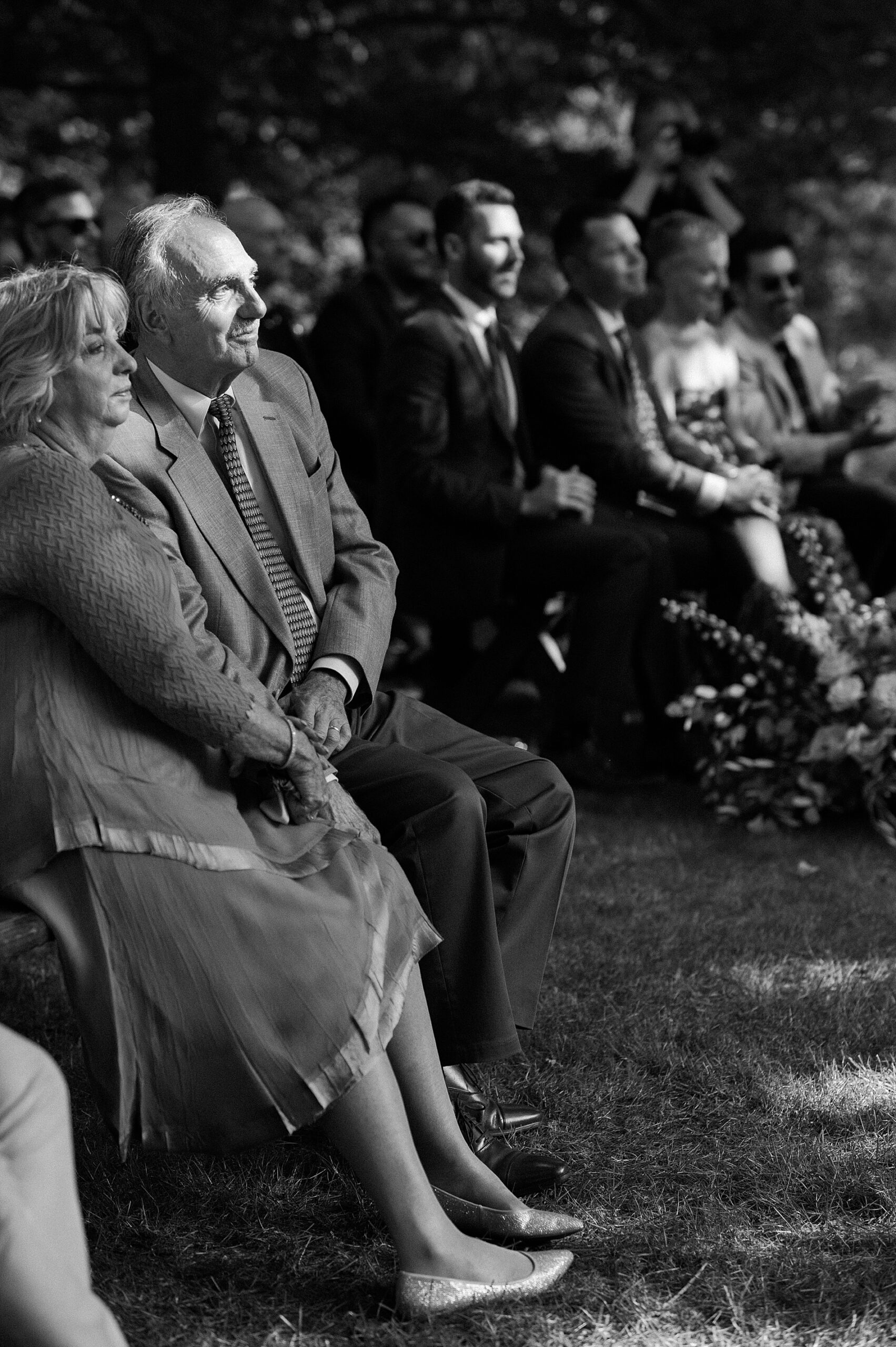 guests at wedding ceremony