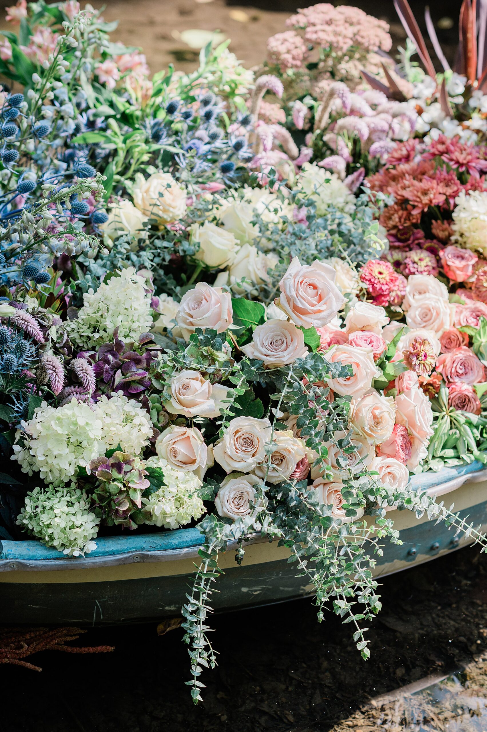 wedding flowers from Hudson Valley Wedding at Private Estate