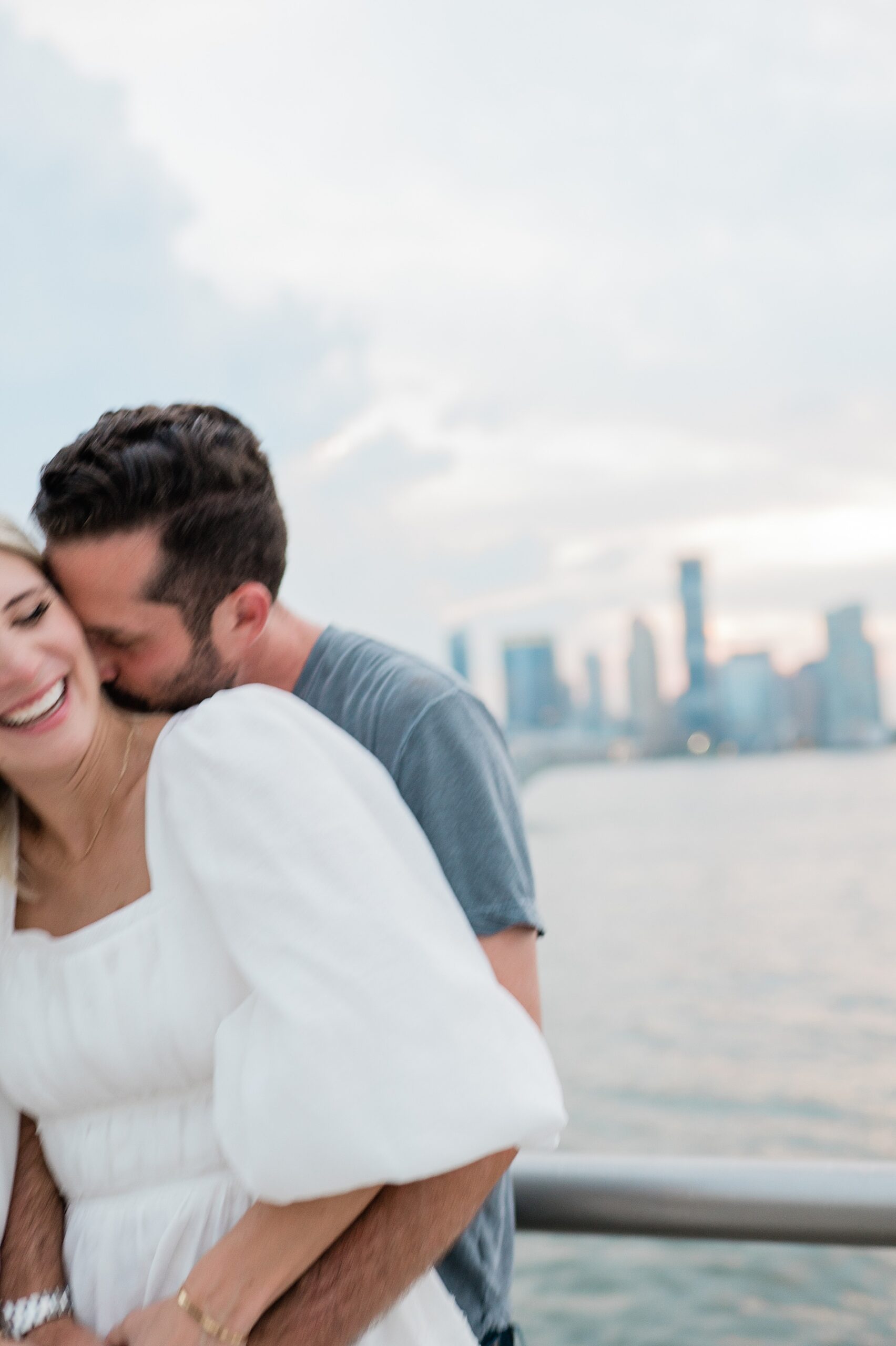 sweet and tender engagement photos in NYC