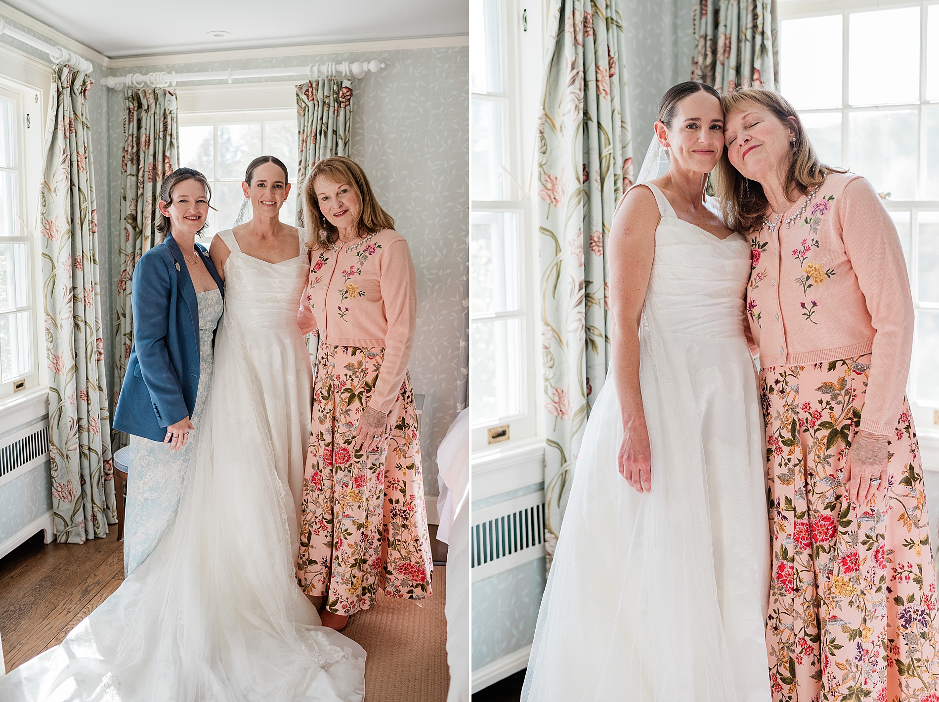 bride with family.