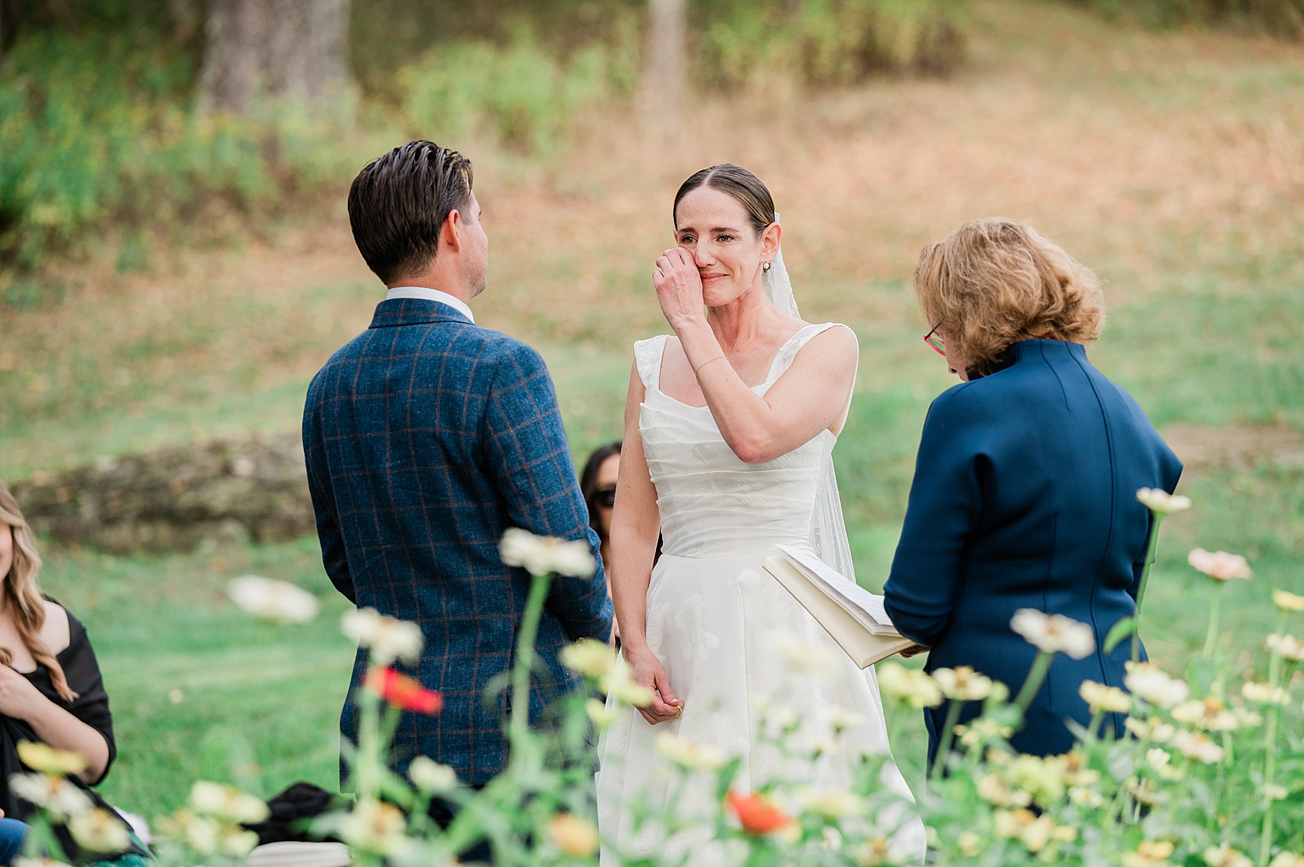 emotional wedding ceremony in NY
