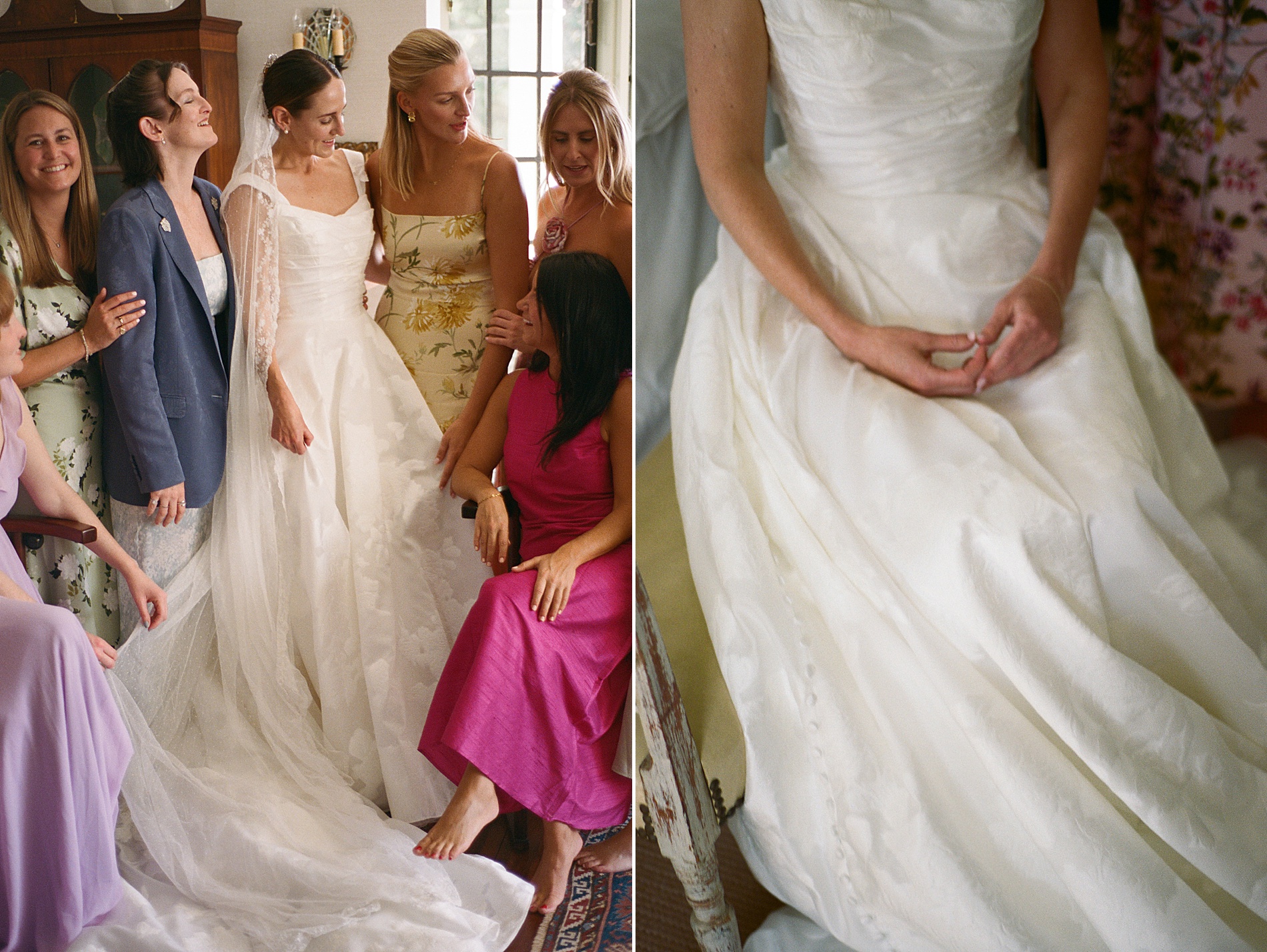bride with bridal party