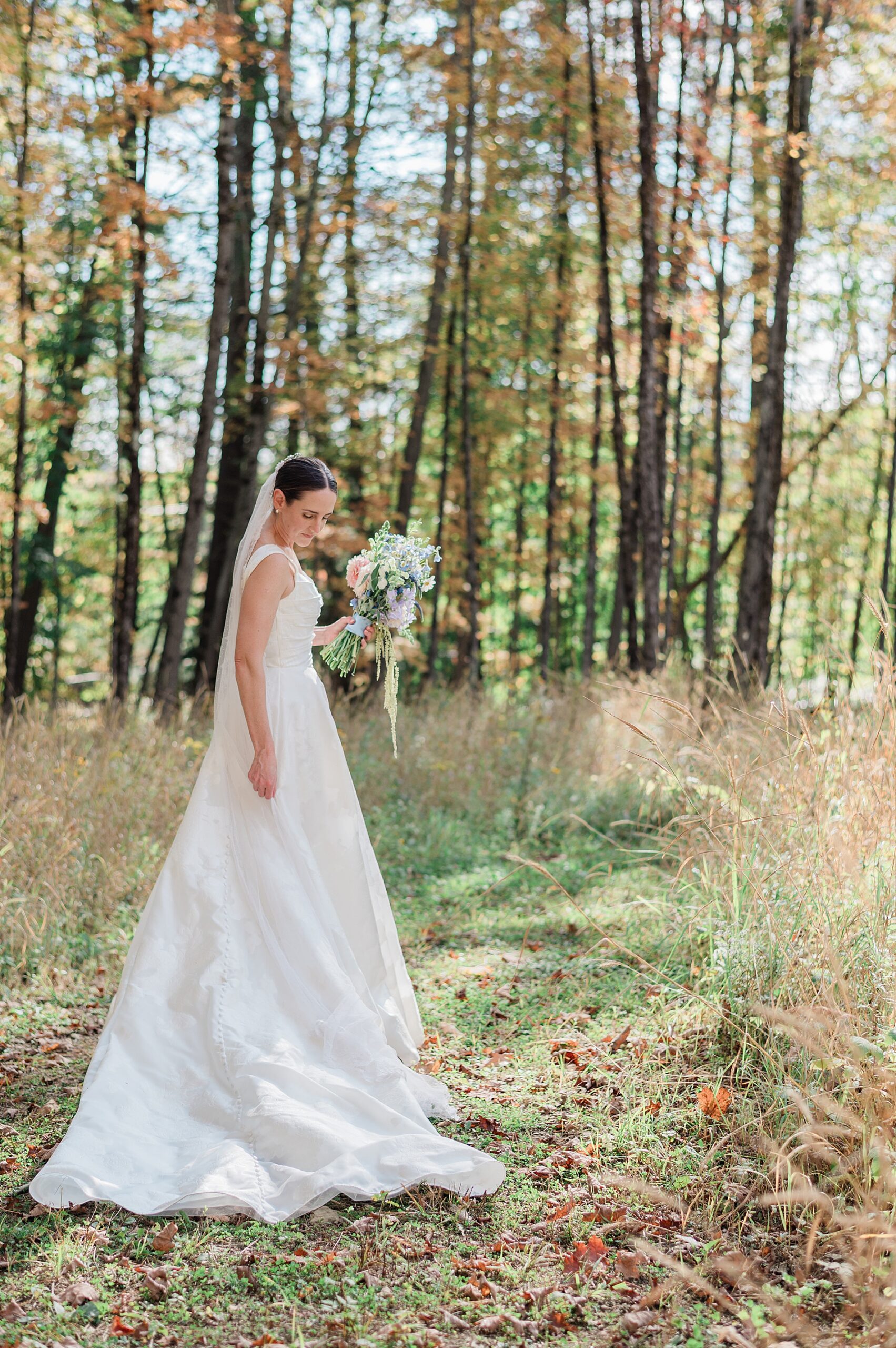 bridal portraits from Private Estate Wedding in New York