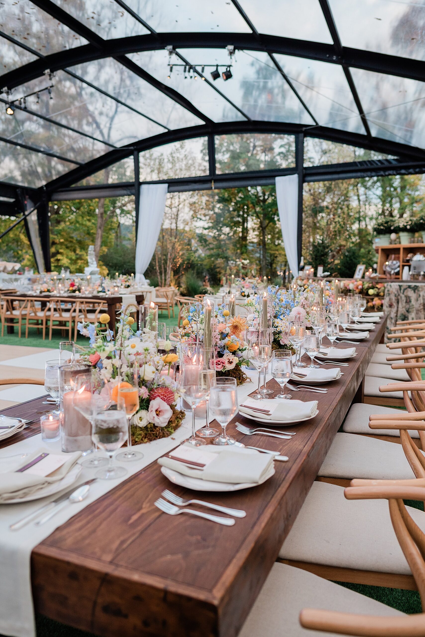 Elegant Private Estate Wedding in New York with lush florals