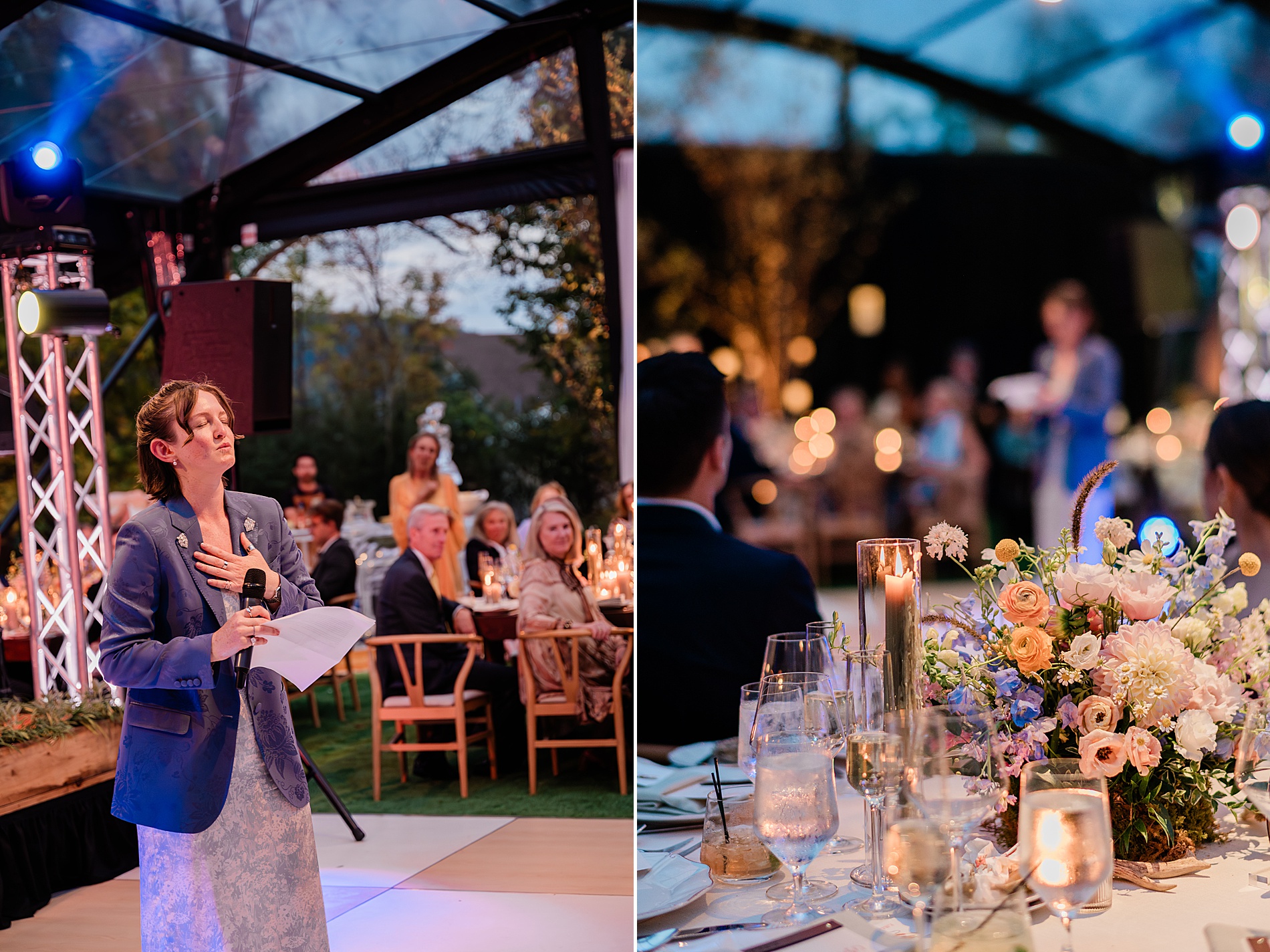 wedding speeches from Private Estate Wedding in New York