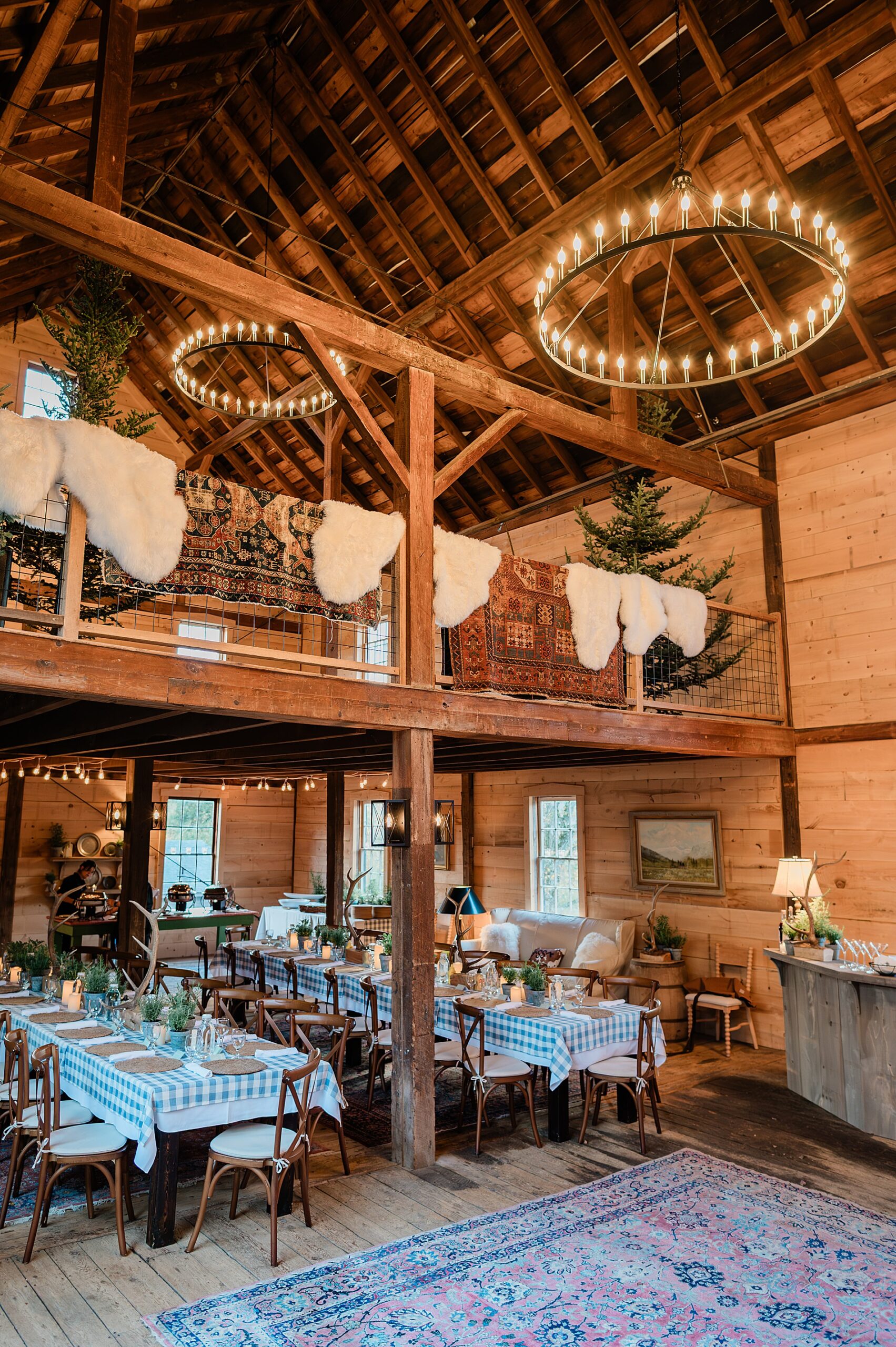 Western Themed Wedding Welcome Party in Cooperstown, NY on generational family home 