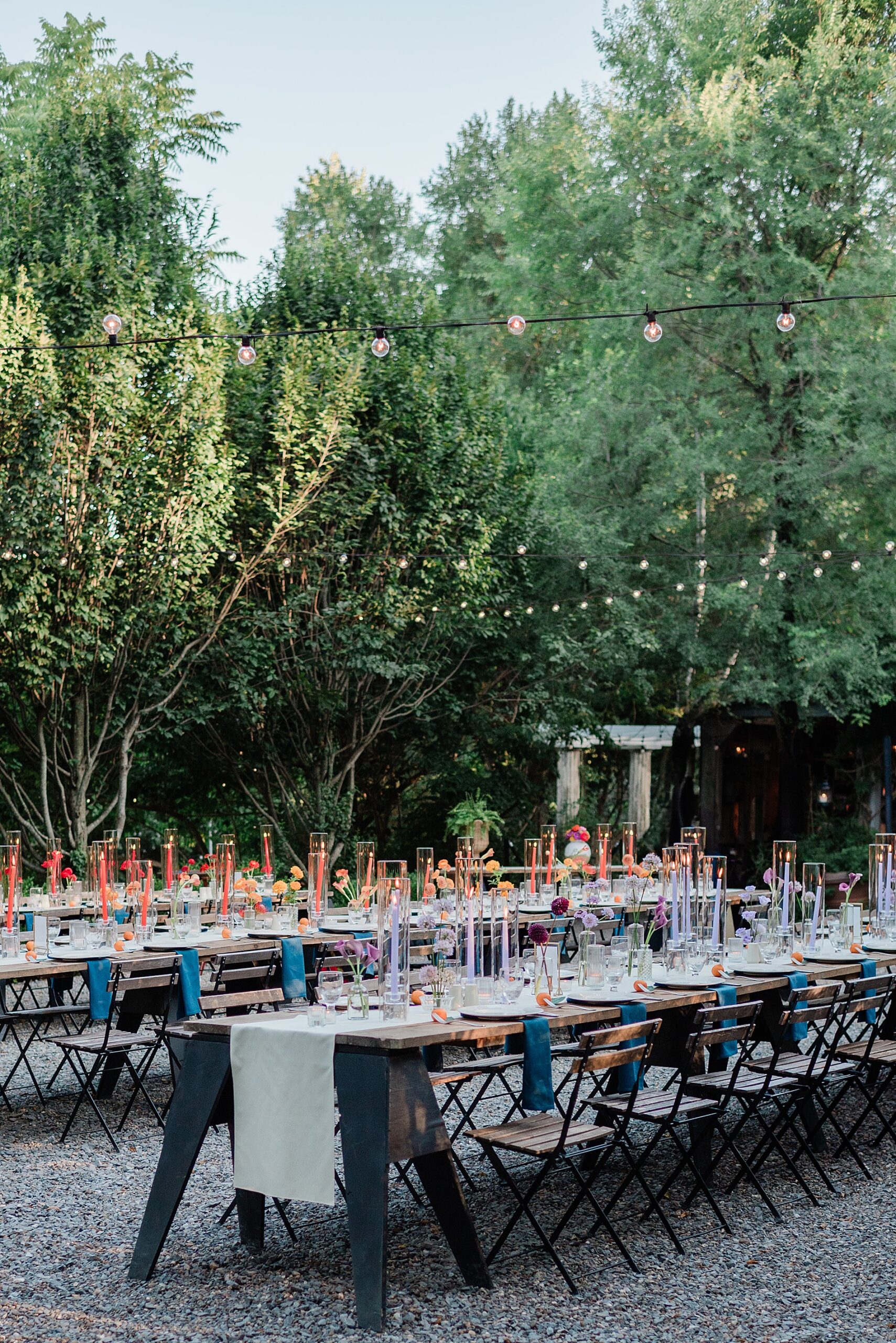 garden wedding reception details and inspiration