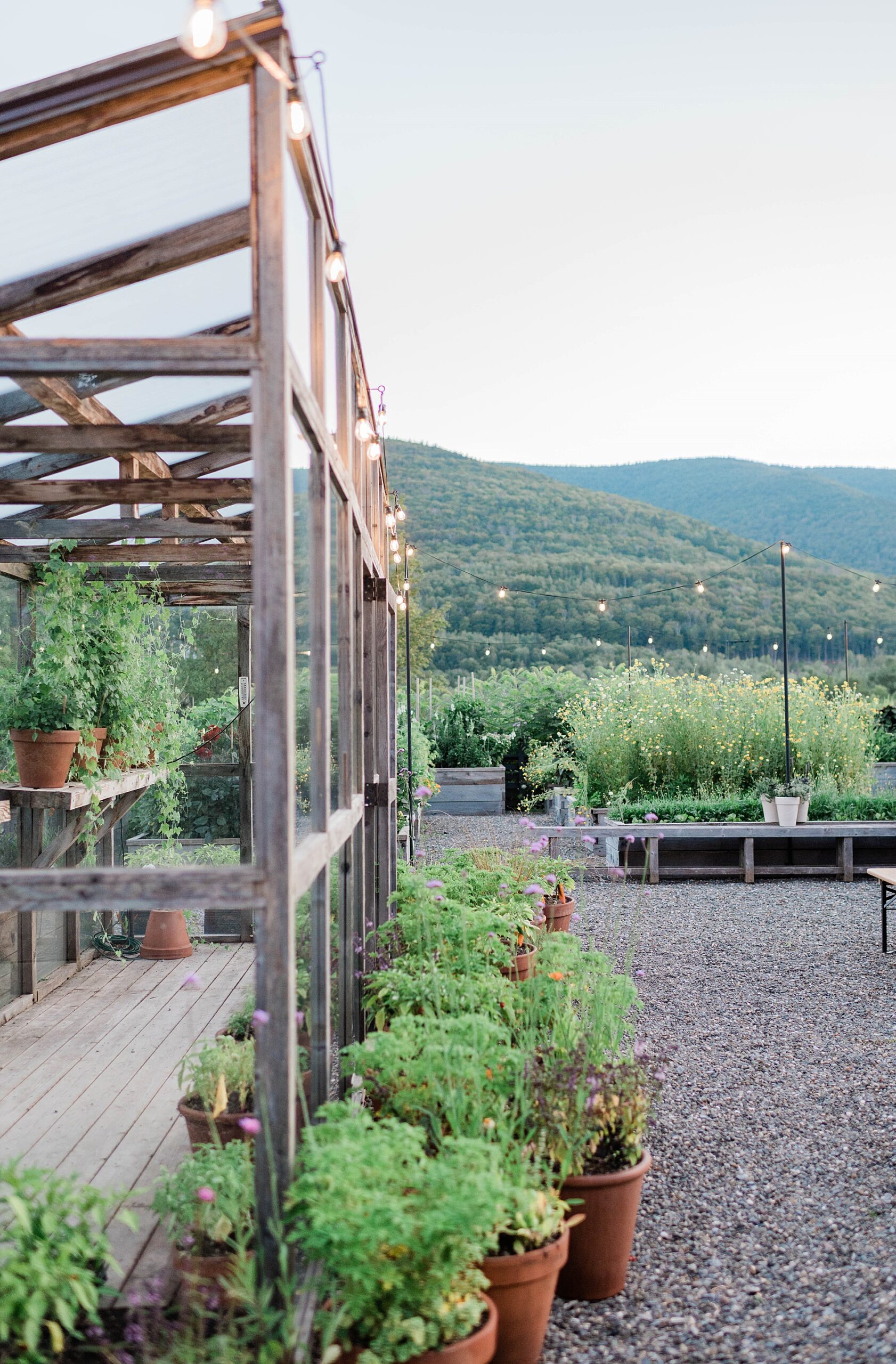 Garden Wedding Welcome Party at Scribner’s Lodge