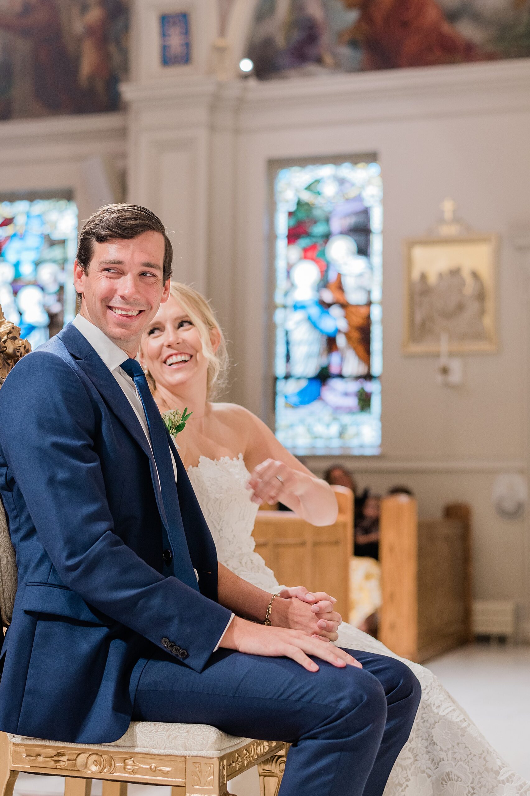 candid wedding ceremony portraits 