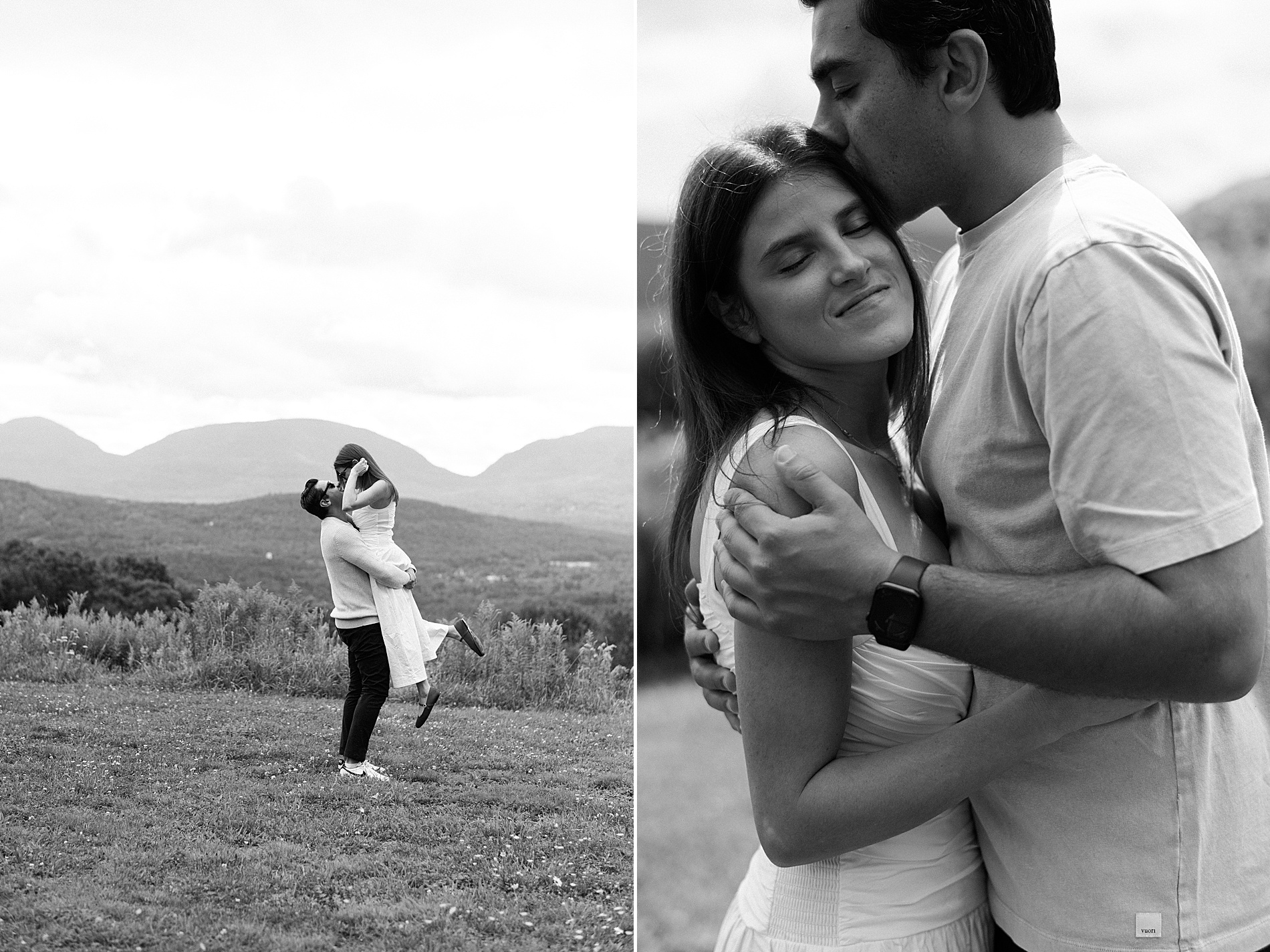timeless couple portraits during engagement at Deer Mountain Inn in NY