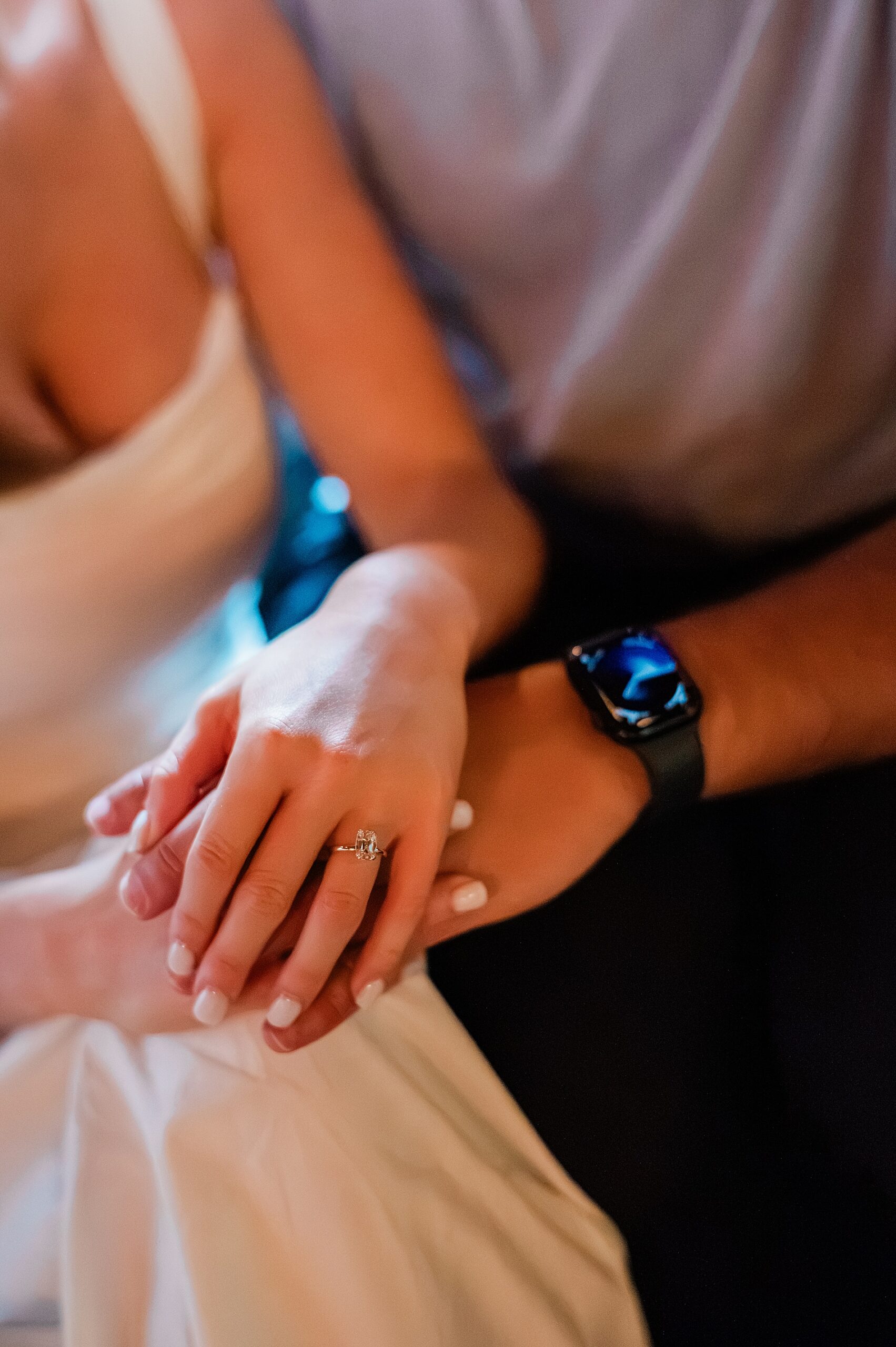 engagement ring from surprise proposal